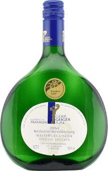 Weißburgunder Spätlese trocken Retzbacher Benediktusberg