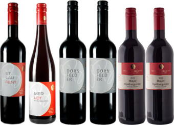 6er Probierpaket trockener Rotwein 