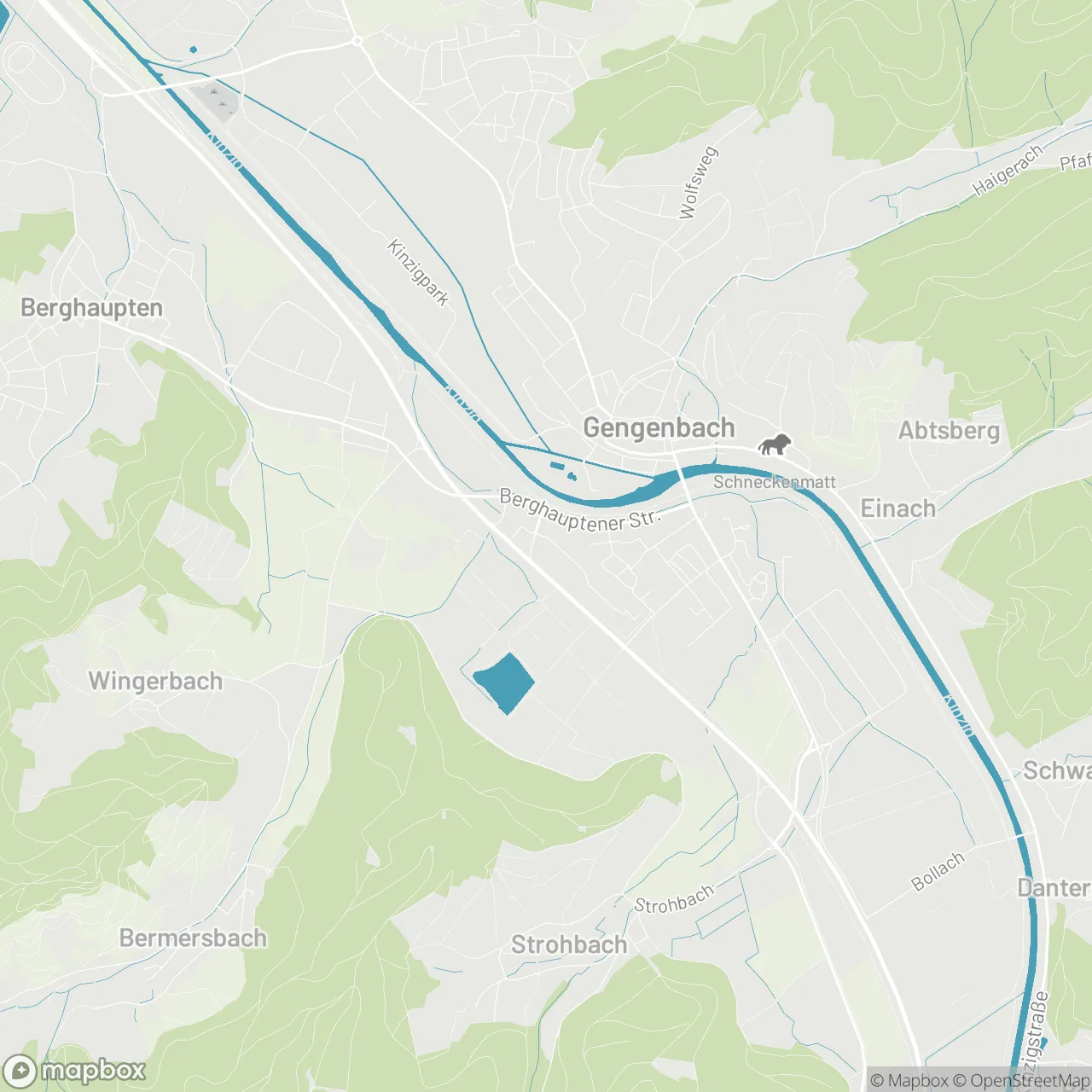 Karte: Standort Weinmanufaktur Gengenbach-Offenburg