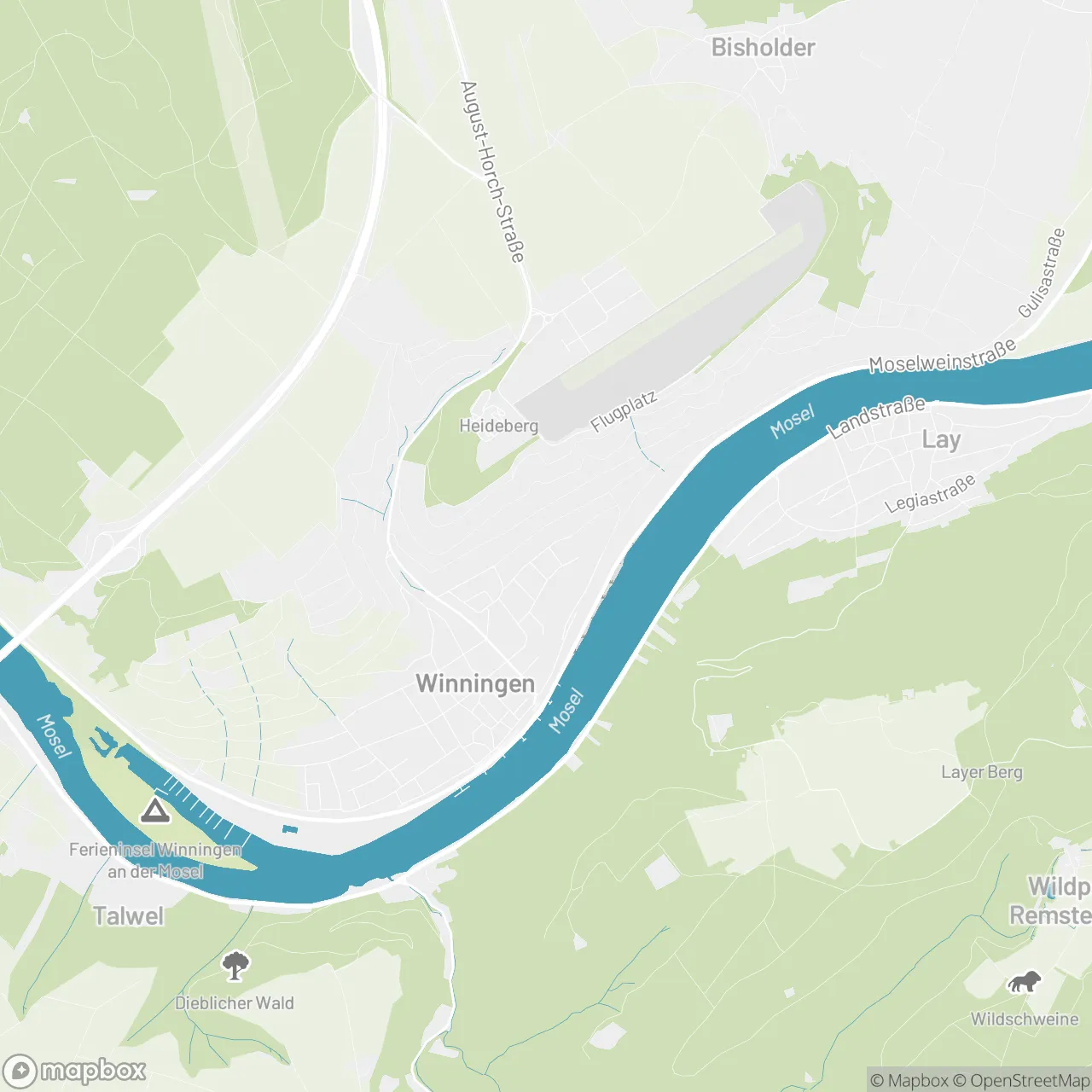 Karte: Standort Sektkellerei und Weingut von Canal